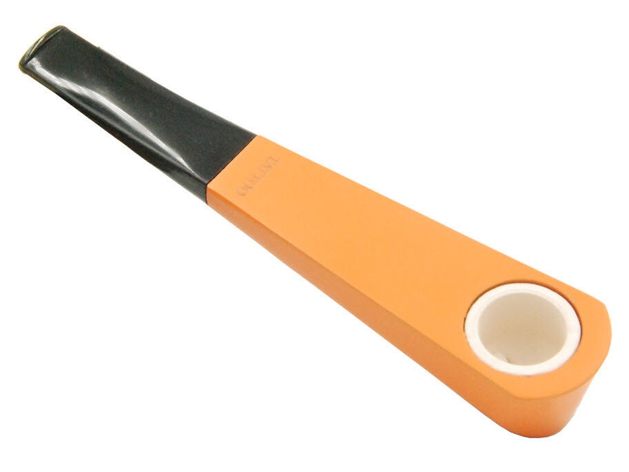 TATTOO pipe orange matte ceramic bowl