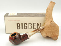 BigBen Phantom 2-tone red polish 495 horn mouthpiece nature top