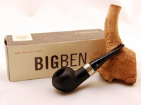 BigBen Phantom black matte 495 with red mouthpiece