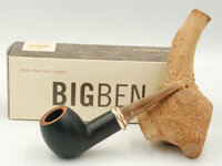 BigBen Phantom black matte 420 nature top with horn mouthpiece