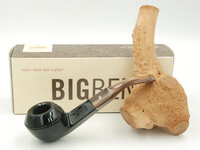 BigBen Shepherd 472XL black polish - horn stem