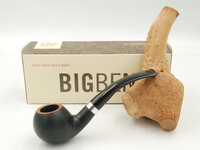 BigBen Sylvia black matte 842 nature top - ebonite stem