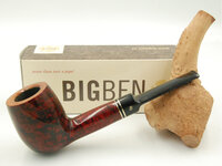 BigBen Giant 2tone red polish 401 double brass black acrylic stem nature top