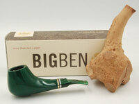 BigBen Bora 571 green polish double bicolour ring