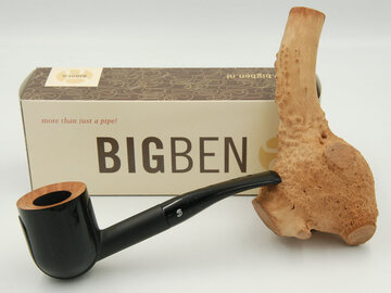 BigBen Mavyn black pol bowl - nature top - black matte frame - black stem (filter)