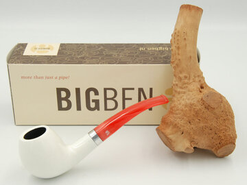 BigBen Sylvia white polish 867 rosa mouthpiece