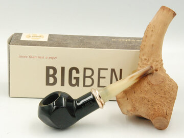 BigBen Phantom black polish 495 with horn stem