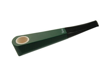 TATTOO pipe green matte ceramic bowl