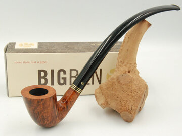 BigBen Churchwarden tan polish 555 tripple brass ring