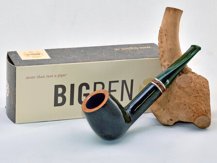 BigBen Caprice 2-tone green 108 with green mouthpiece - nature top (filter)