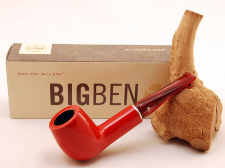 BigBen Odeon red polish 404 silver ring red mouthpiece (filter)