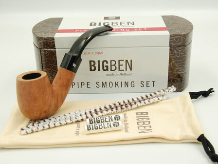 BigBen Pipe Smoking Set 018 Pure bent