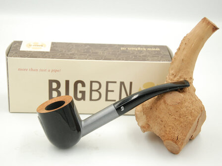 BigBen Mavyn black pol bowl - nature top - gun matte frame - black stem (filter)