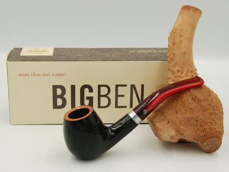 BigBen Sylvia black polish 802 nature top - red stem