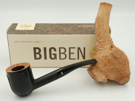 BigBen Mavyn black pol bowl - nature top - black matte frame - black stem (filter)