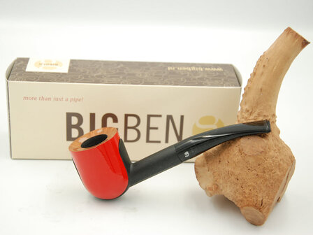 BigBen Mavyn red polish - nature top - black matte frame - black stem (filter)