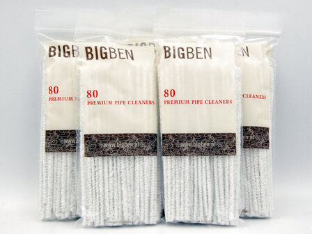 BigBen Premium White Pipe Cleaner (80)  5-Pack