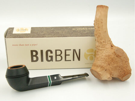 BigBen Scorpio 454 black matte nature top ebonite stem