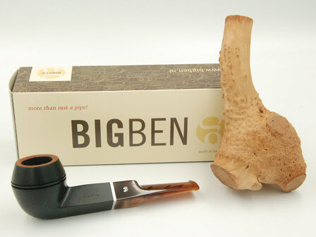 BigBen Scorpio 454 black matte nature top acrylic brown stem