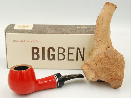BigBen Barbados 648  red polish  black stem - nature top