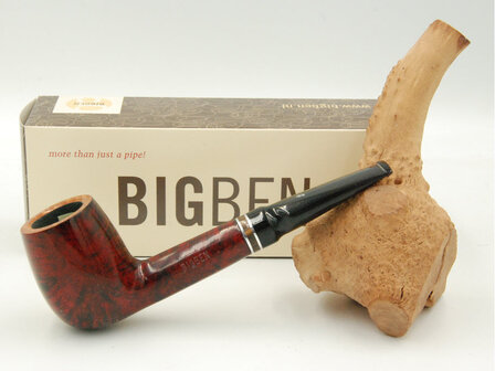 BigBen Le Baron 2tone red polish 108 double allu rosewood ring acrylic stem
