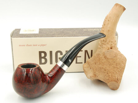 BigBen Odeon 502 2tone red polish silver ring