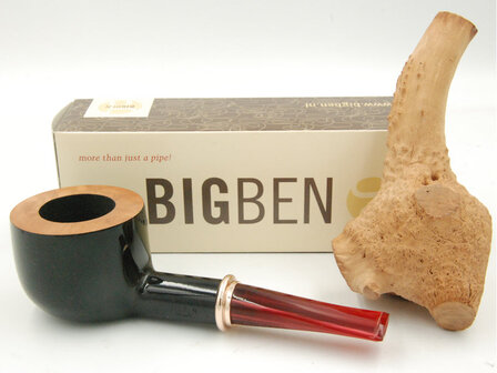 BigBen Giant 482XL black polish nature top red stem