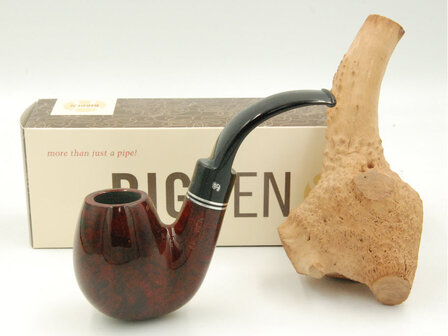 BigBen Odeon 460 2tone red polish double allu ring - black acrylic stem