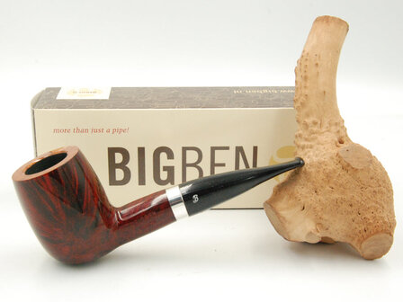 BigBen Odeon 405 2tone red polish silver ring
