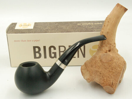 BigBen Odeon 502 black matte silver ring