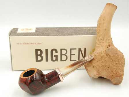 BigBen Phantom 2-tone red polish 495 horn mouthpiece nature top