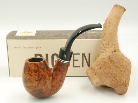 BigBen Odeon tan polish 460 double allu ring - black acrylic stem