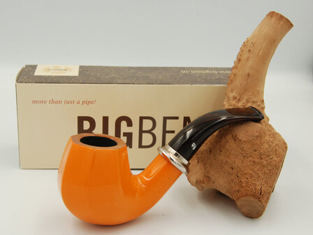 BigBen Starlet orange pol 845 silver ring - cumberland brown stem