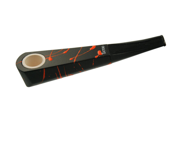 TATTOO pipe Fantasia Black & Orange