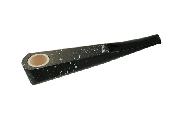 TATTOO pipe Fantasia Black & White spickels