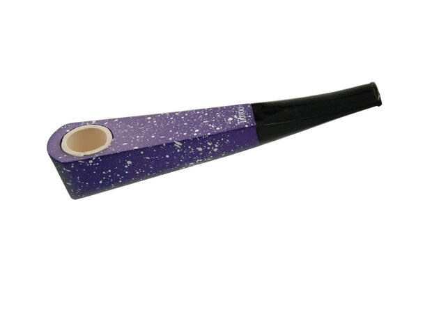 TATTOO pipe Fantasia Purple & White spicles